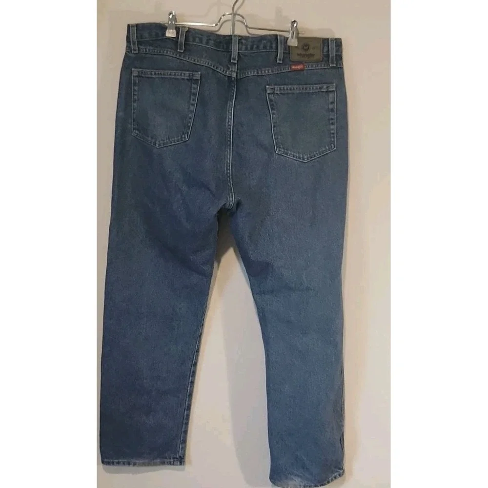 Wrangler‎ Denim Men's Light Blue Straight Jeans Size 40x29 Pants 96501DS